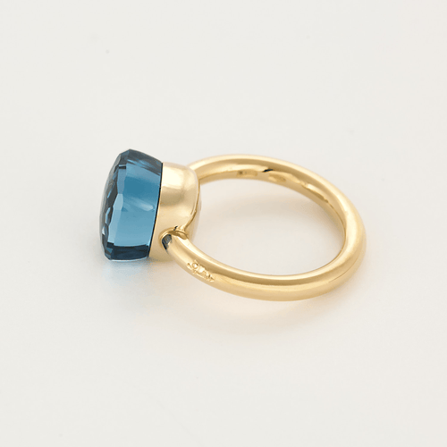 Bague 51 Pomellato - Nudo Classique - Bague en or rose et topaze blue london 58 Facettes DV26798-1-51-2