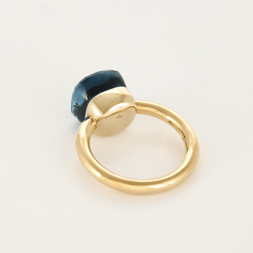 Bague 51 Pomellato - Nudo Classique - Bague en or rose et topaze blue london 58 Facettes DV26798-1-51-2