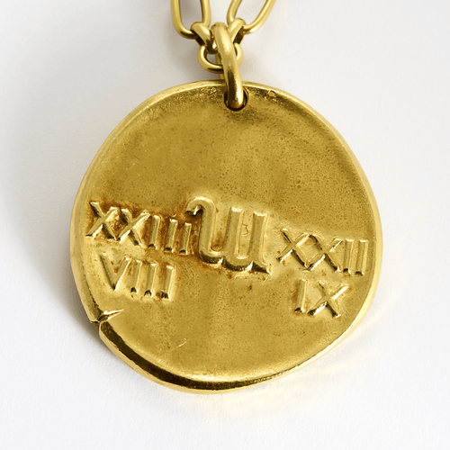 Collier Van Cleef & Arpels - Georges Lenfant -  Rare Chaine et Pendentif Zodiaque "Vierge" en or jaune 58 Facettes DDV26700-1