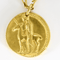 Collier Van Cleef & Arpels - Georges Lenfant -  Rare Chaine et Pendentif Zodiaque "Vierge" en or jaune 58 Facettes DDV26700-1