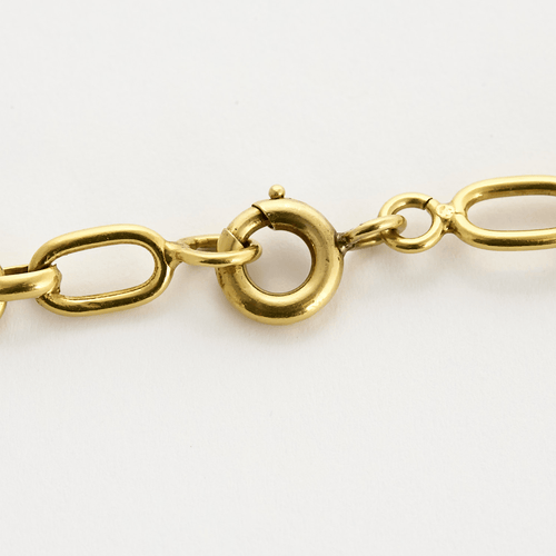 Collier Van Cleef & Arpels - Georges Lenfant -  Rare Chaine et Pendentif Zodiaque "Vierge" en or jaune 58 Facettes DDV26700-1