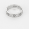 Bague 53 CARTIER - Love Bague - Petit Modèle - en or gris et diamants. 58 Facettes DV25256-1