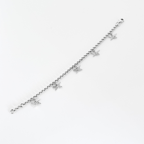 Bracelet Mauboussin - Etoile divine - Bracelet en or gris et diamants 58 Facettes DV0640-10