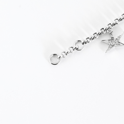 Bracelet Mauboussin - Etoile divine - Bracelet en or gris et diamants 58 Facettes DV0640-10