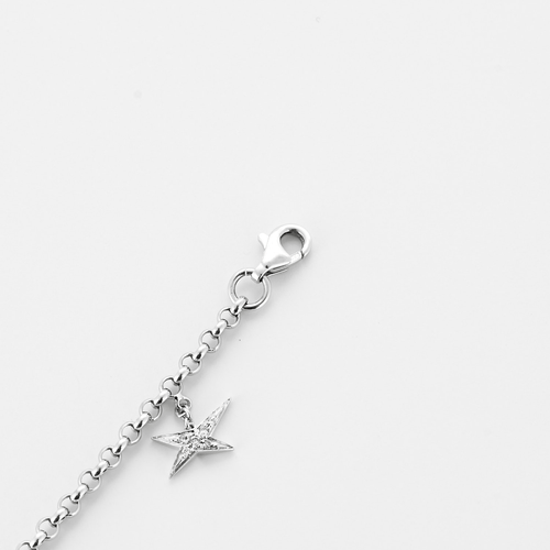 Bracelet Mauboussin - Etoile divine - Bracelet en or gris et diamants 58 Facettes DV0640-10