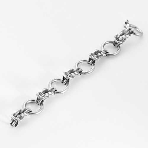 Bracelet Hermès Audierne - Bracelet en argent. Vintage 58 Facettes DV21275-2