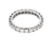 Bague 51 Alliance américaine or blanc et diamants 58 Facettes DV25505-4