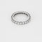 Bague 51 Alliance américaine or blanc et diamants 58 Facettes DV25505-4