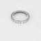 Bague 51 Alliance américaine or blanc et diamants 58 Facettes DV25505-4