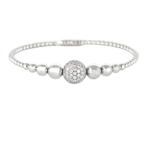 Bracelet Bracelet en or blanc et diamants 58 Facettes DV10315-3