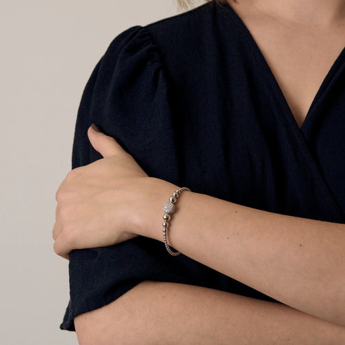 Bracelet Bracelet en or blanc et diamants 58 Facettes DV10315-3