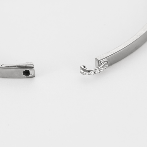 Bracelet Chaumet Bracelet Liens Évidence bracelet, white gold, Diamond, 0.05 carat 58 Facettes DV23634-1