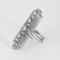 Bague 58 Bague de style Art déco en platine et or blanc, diamants 58 Facettes DV26220-5-58-2
