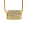 Collier Chaîne en or jaune retenant un pendentif en diamants 58 Facettes DV25801-3