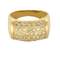 Bague 57,5 Bague de type chevalière en or jaune et diamants 58 Facettes DV25801-6-575-5