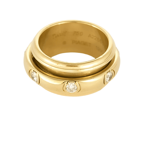 Bague 57 PIAGET - Possession - Grand modèle - Bague en or jaune et diamants 58 Facettes DV26220-1-57-3