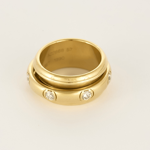 Bague 57 PIAGET - Possession - Grand modèle - Bague en or jaune et diamants 58 Facettes DV26220-1-57-3