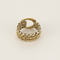 Bague 51 Hermes - Rare Bague Etrier en or et argent 58 Facettes DV25505-10