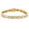 Bracelet Bracelet en or jaune articulé et diamants 58 Facettes DV0640-14