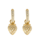 Boucles d'oreilles Paire de Boucles d'oreilles à transformation en or jaune, or gris et diamants 58 Facettes DV0640-11