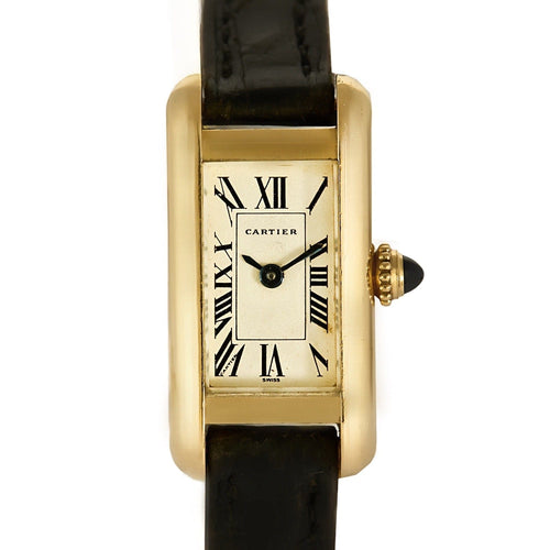 Montre CARTIER - Tank mini - Montre en or jaune 58 Facettes DV22637-4