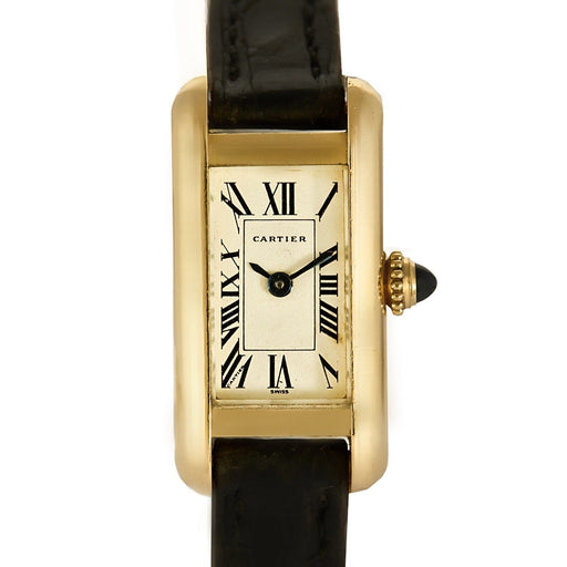Montre CARTIER - Tank mini - Montre en or jaune 58 Facettes DV22637-4