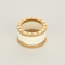 Bague 52 BULGARI - B Zéro - Bague en or rose et céramique blanche. 58 Facettes DV26400-1