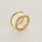 Bague 52 BULGARI - B Zéro - Bague en or rose et céramique blanche. 58 Facettes DV26400-1