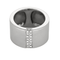 Bague 46 Bague bandeau en or blanc et diamants 58 Facettes DV15938-6-46-2