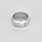 Bague 55 BULGARI – Monologo – Bague en or gris et diamants 58 Facettes DV22972-27-55-2
