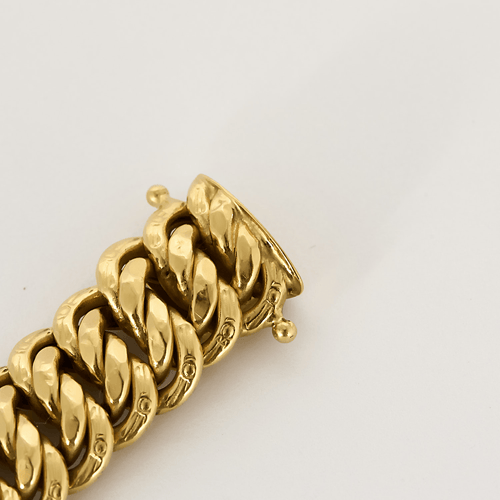 Bracelet Bracelet en or jaune à maille russe 58 Facettes DV26723-1