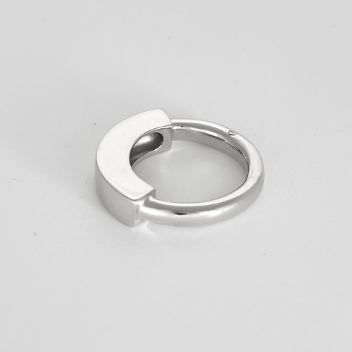 Bague 47 Bague en or blanc à pont 58 Facettes DV15938-5-47-2