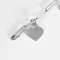 Bracelet Dinh Van - Bracelet en or blanc et pampilles coeur 58 Facettes DV15938-14