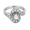 Bague 54 Bague "Tourbillon" en or gris et diamants 58 Facettes DV22972-39-54-3