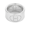 Bague 53 Hermès - Ellipse Ruban - Bague en argent 58 Facettes DV22972-54-53-2