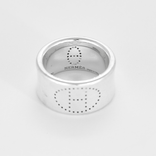 Bague 53 Hermès - Ellipse Ruban - Bague en argent 58 Facettes DV22972-54-53-2
