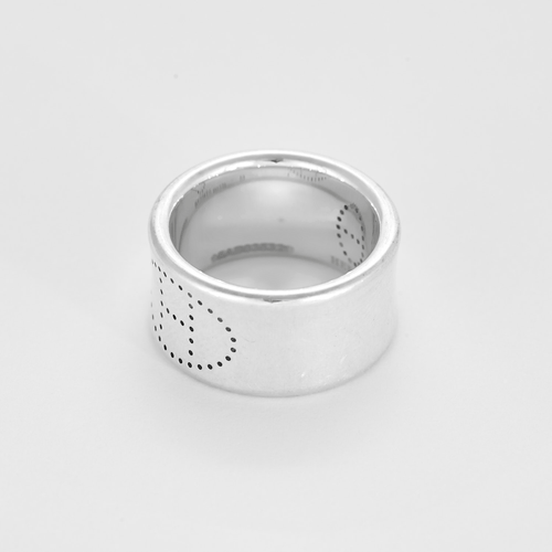 Bague 53 Hermès - Ellipse Ruban - Bague en argent 58 Facettes DV22972-54-53-2