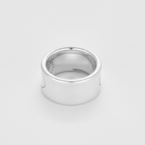 Bague 53 Hermès - Ellipse Ruban - Bague en argent 58 Facettes DV22972-54-53-2