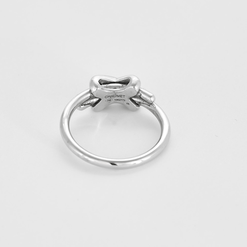 Bague 54,5 CHAUMET - Jeux de Liens - Bague en or blanc et diamants 58 Facettes DV26091-1-545-6