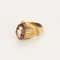 Bague 46 Bague en fils d'or jaune, platine, diamants et rubis 58 Facettes DV22972-42-46-2