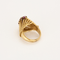 Bague 46 Bague en fils d'or jaune, platine, diamants et rubis 58 Facettes DV22972-42-46-2