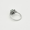Bague 53 Bague en platine, émeraude et diamants 58 Facettes DV22972-46-53-2