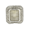 Bague 49 Bague en or gris, prasiolite et diamants 58 Facettes DV22972-51-49-2