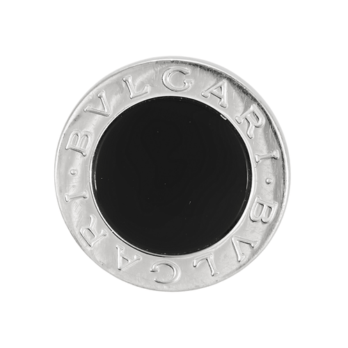 Bague 51,5 BULGARI - "Bulgari Bulgari" grand modèle - Bague en or blanc et onyx 58 Facettes DV22972-29-515-5