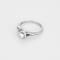 Bague 51 BULGARI - Incontro d'Amore - Bague Solitaire en platine et diamants 58 Facettes DV26170-1-51-2