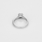 Bague 51 BULGARI - Incontro d'Amore - Bague Solitaire en platine et diamants 58 Facettes DV26170-1-51-2