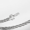 Bracelet FRED - Force 10 - Bracelet triple tours en or blanc et diamants 58 Facettes DV26782-1