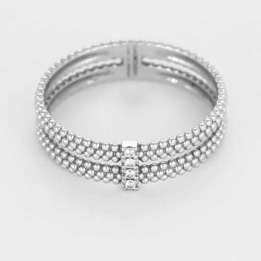 Bague 57 Mauboussin - Le premier jour - Bague en or blanc et diamants 58 Facettes DV3199-2