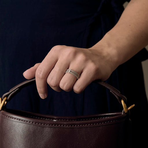 Bague 57 Mauboussin - Le premier jour - Bague en or blanc et diamants 58 Facettes DV3199-2