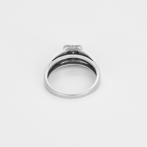Bague 54,5 MAUBOUSSIN - Chance of Love n° 2 - Bague en or blanc et diamants 58 Facettes DV20543-4-545-6
